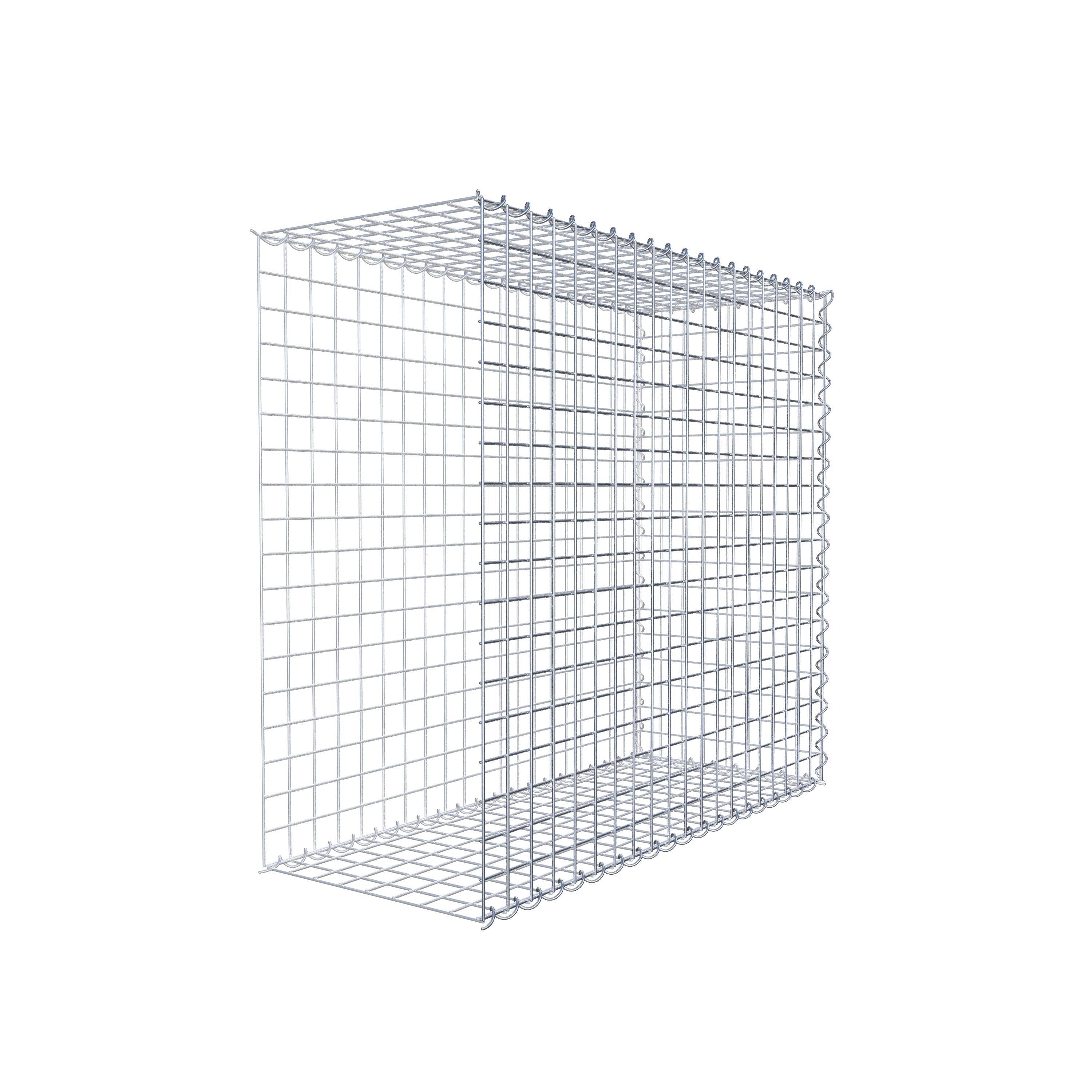 Add-on schanskorf type 2 100 cm x 90 cm x 40 cm (L x H x D), maaswijdte 5 cm x 5 cm, spiraalvormig