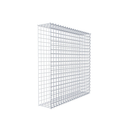 Gabião tipo 2 100 cm x 100 cm x 20 cm (C x A x P), malhagem 5 cm x 5 cm, espiral