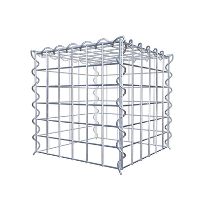 Gabion rapporté type 3 30 cm x 30 cm x 30 cm (L x H x P), mailles 5 cm x 5 cm, spirale