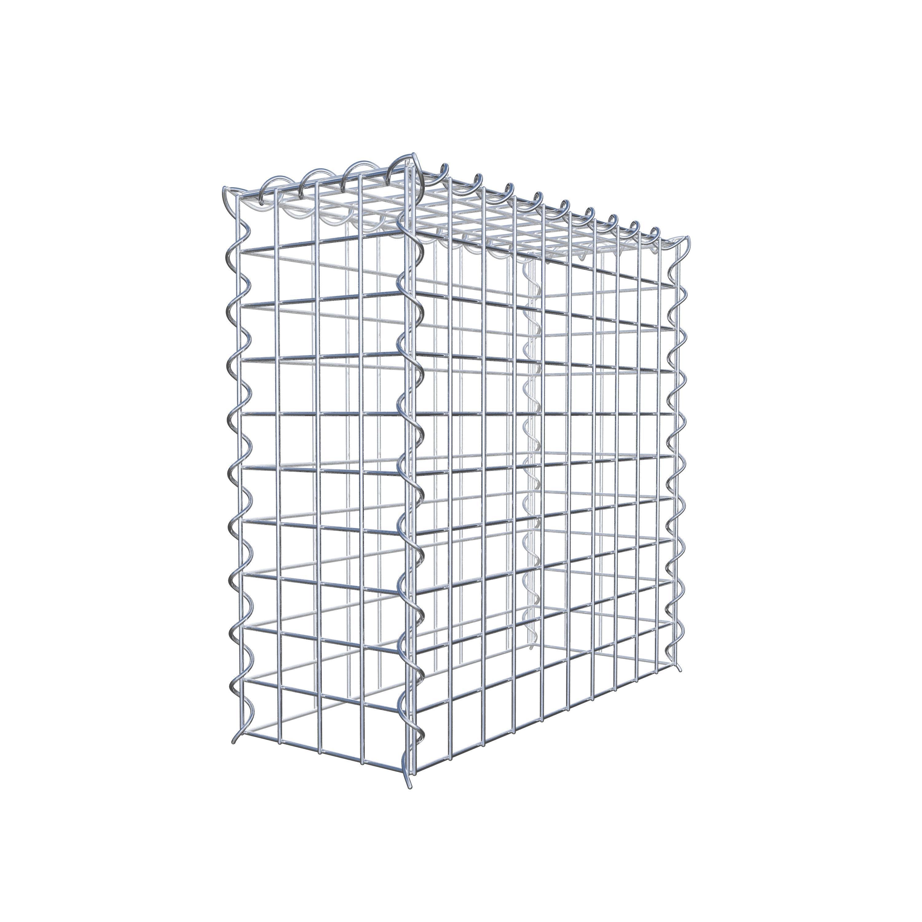 Grown-on gabion type 3 50 cm x 50 cm x 20 cm (L x H x D), mesh size 5 cm x 5 cm, spiral