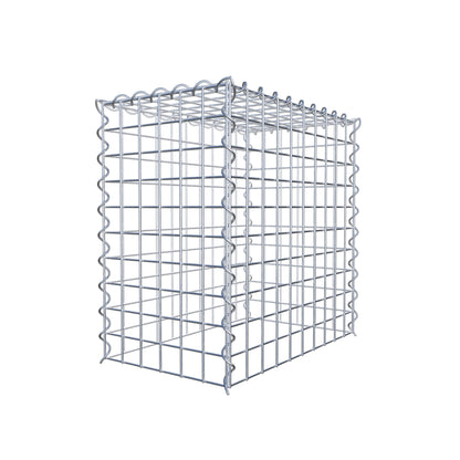 Extra gabion typ 3 50 cm x 50 cm x 30 cm (L x H x D), maskstorlek 5 cm x 5 cm, spiral