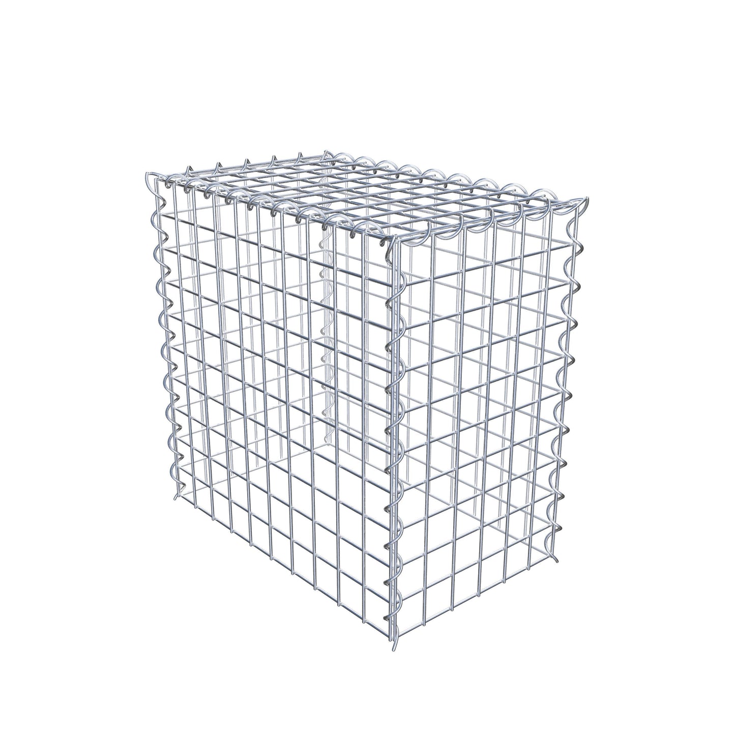 Extra gabion typ 3 50 cm x 50 cm x 30 cm (L x H x D), maskstorlek 5 cm x 5 cm, spiral
