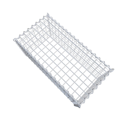 Gabion rapporté type 3 80 cm x 40 cm x 40 cm (L x H x P), mailles 5 cm x 5 cm, spirale
