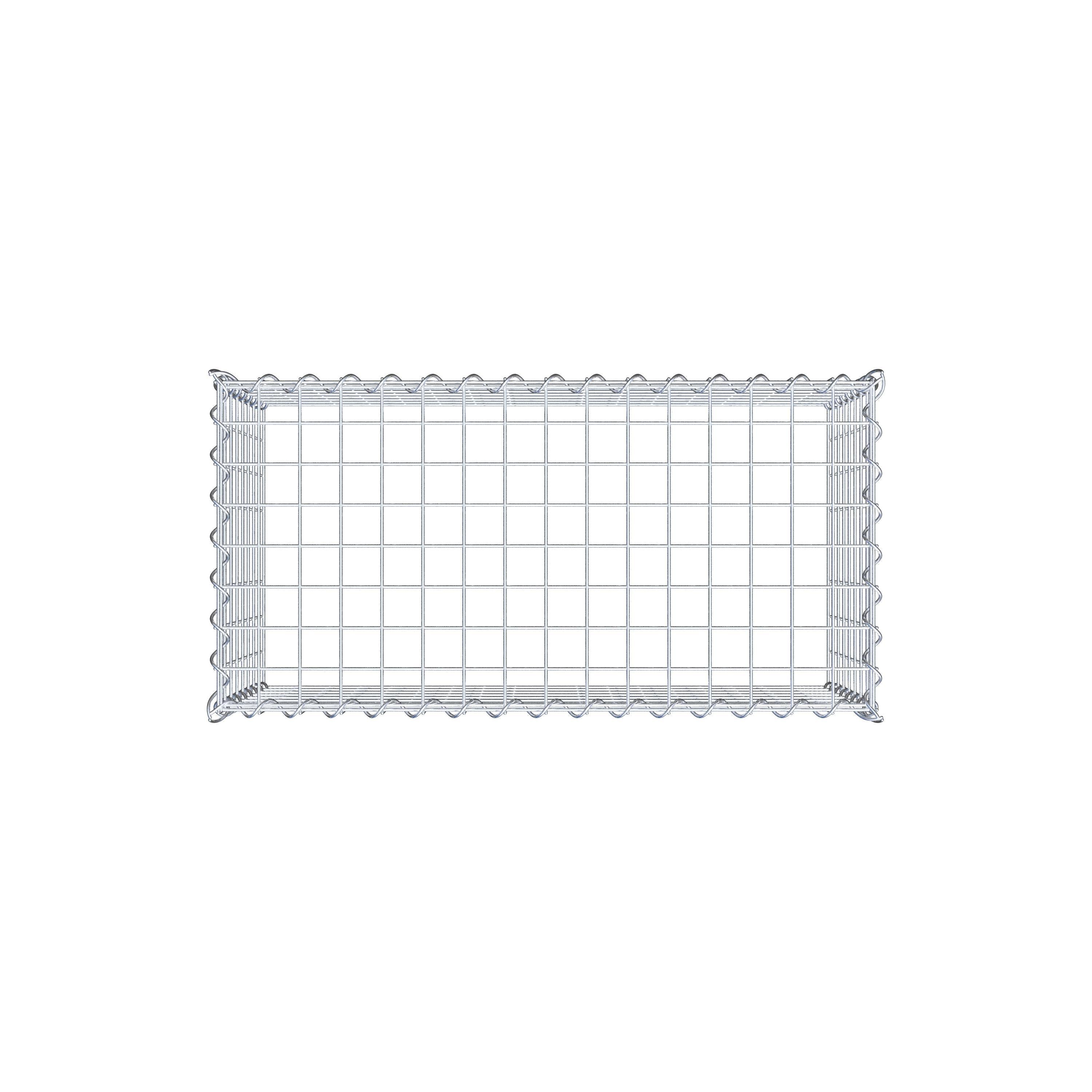 Grown-on gabion type 3 80 cm x 40 cm x 40 cm (L x H x D), mesh size 5 cm x 5 cm, spiral