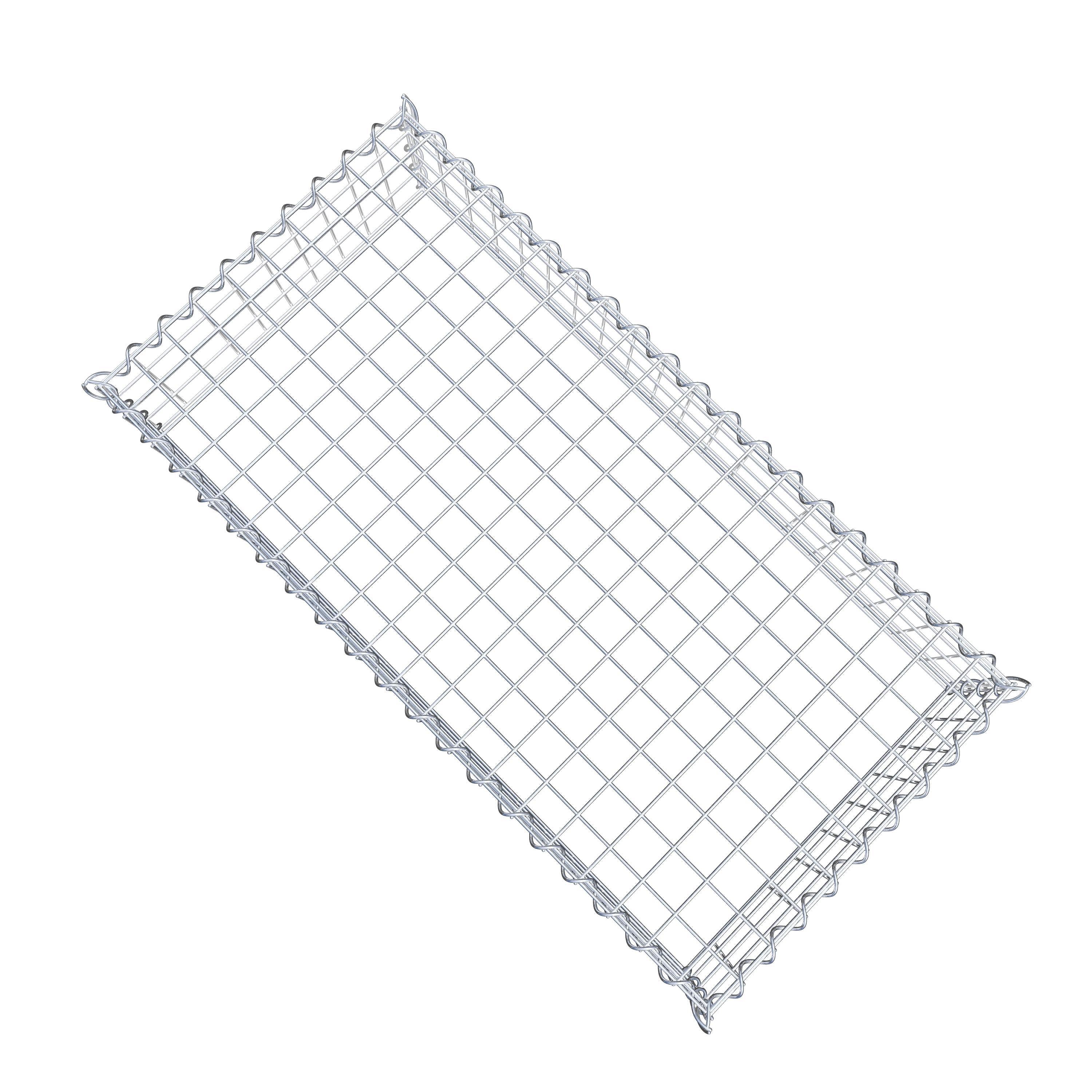 Grown-on gabion type 3 100 cm x 20 cm x 50 cm (L x H x D), mesh size 5 cm x 5 cm, spiral