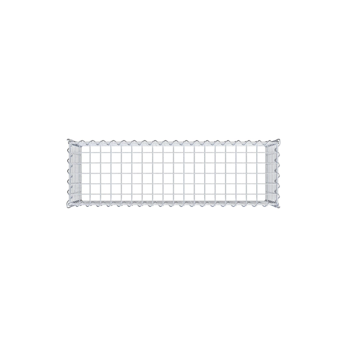 Gabion rapporté type 3 100 cm x 40 cm x 30 cm (L x H x P), mailles 5 cm x 5 cm, spirale