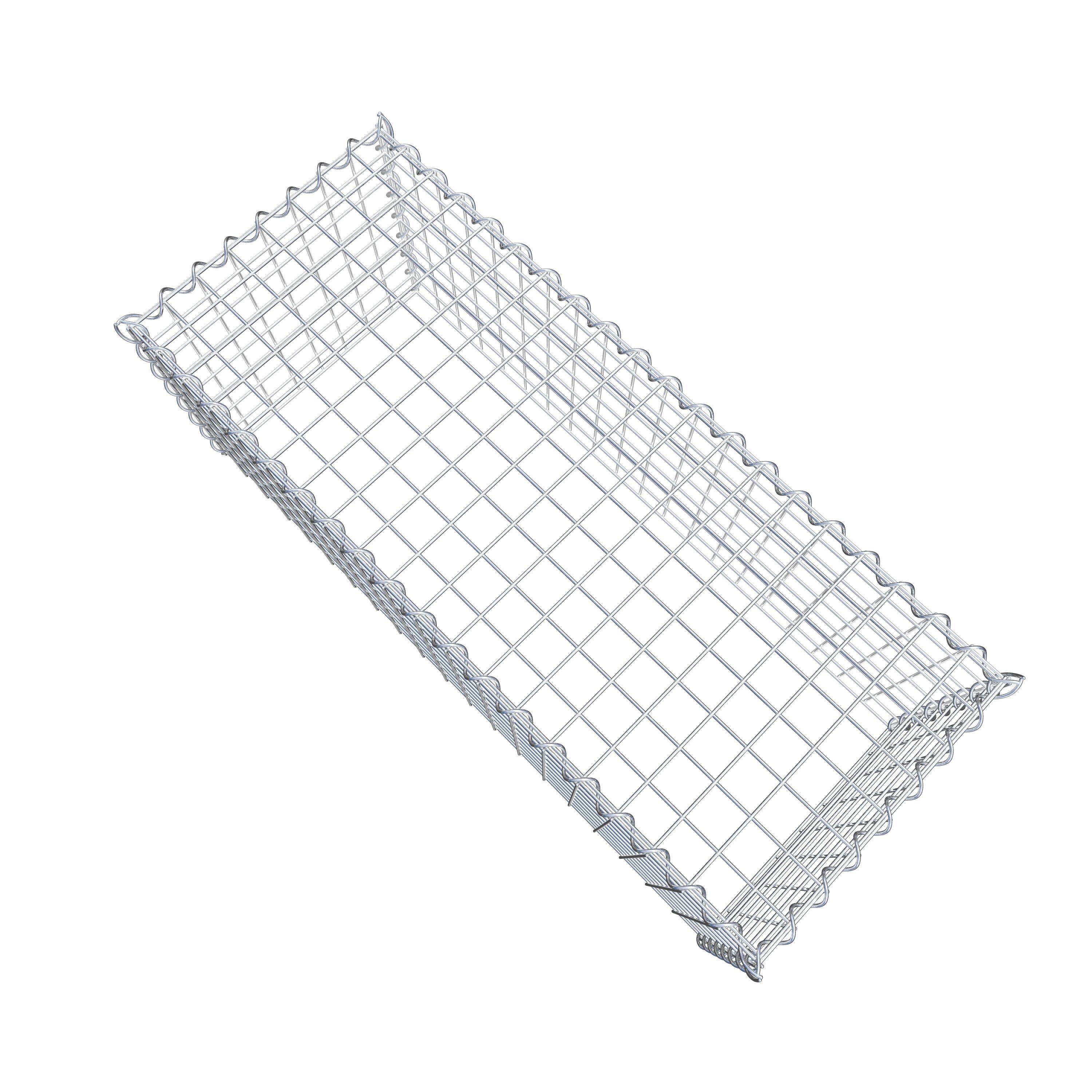 Grown-on gabion type 3 100 cm x 40 cm x 40 cm (L x H x D), mesh size 5 cm x 5 cm, spiral