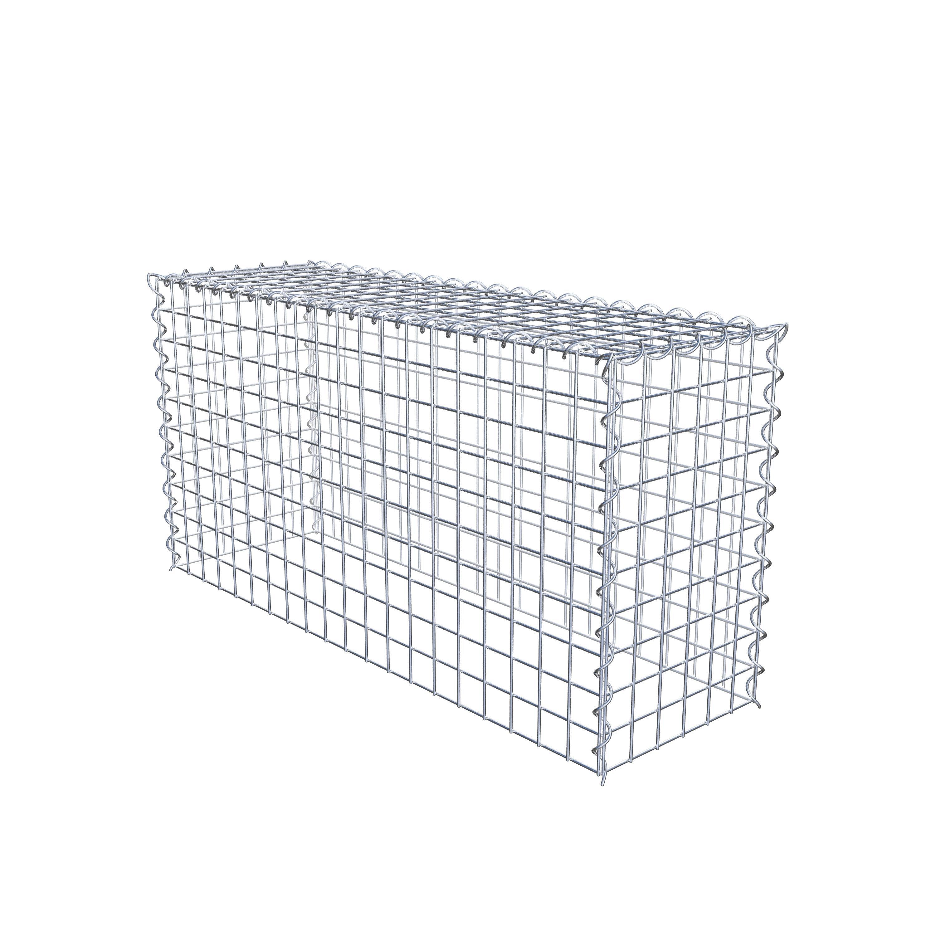 Grown-on gabion type 3 100 cm x 50 cm x 30 cm (L x H x D), mesh size 5 cm x 5 cm, spiral