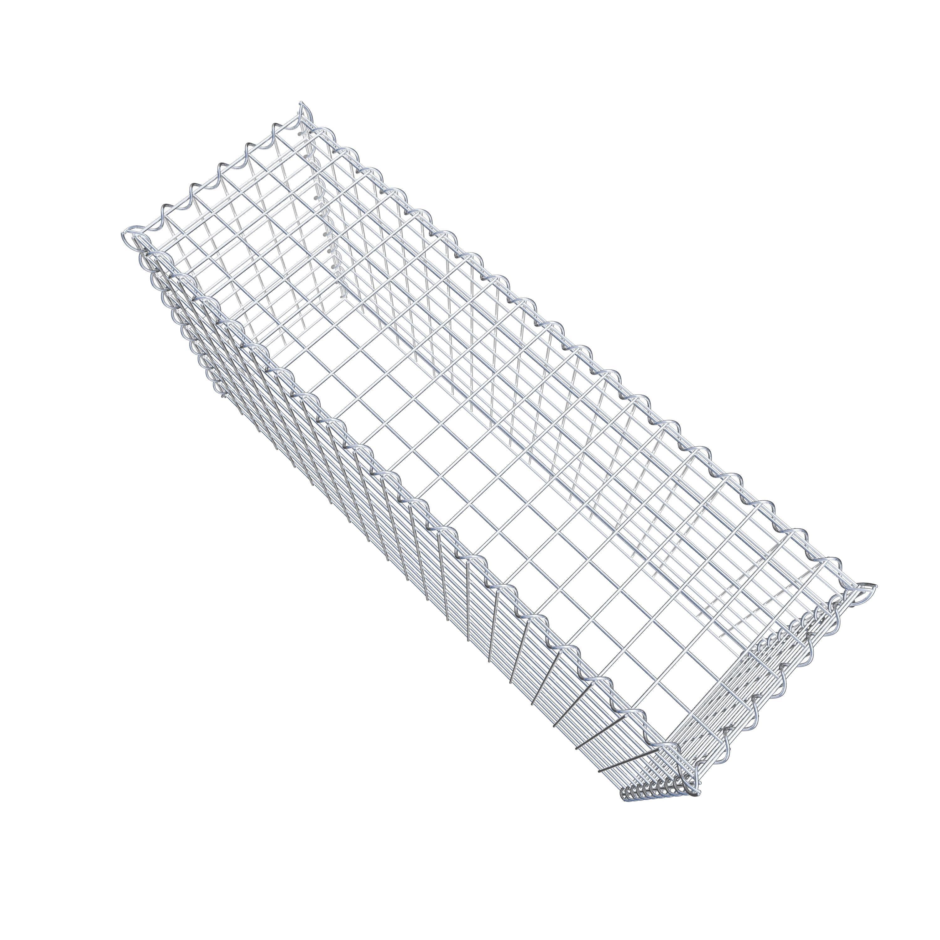 Grown-on gabion type 3 100 cm x 50 cm x 30 cm (L x H x D), mesh size 5 cm x 5 cm, spiral