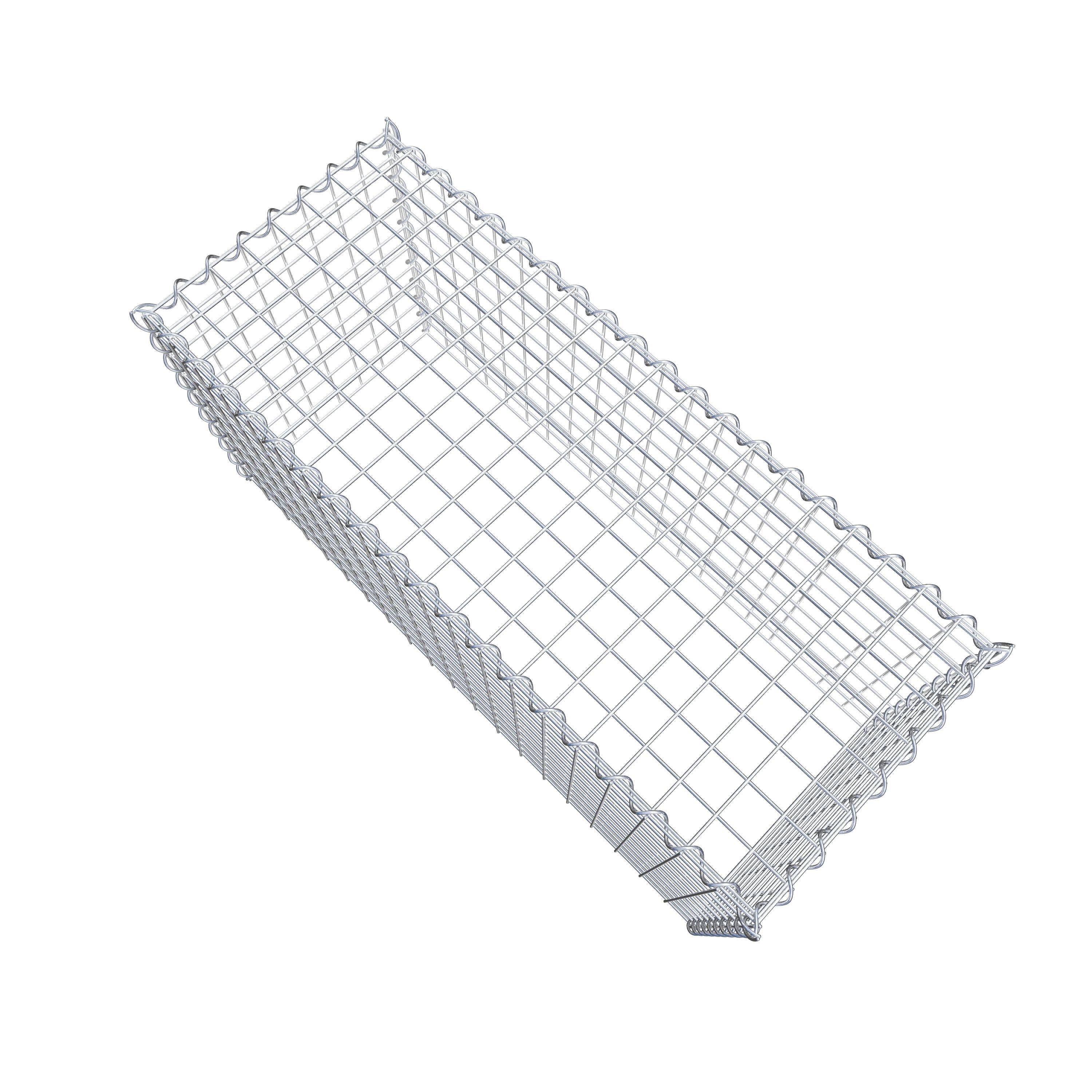 Grown-on gabion type 3 100 cm x 50 cm x 40 cm (L x H x D), mesh size 5 cm x 5 cm, spiral