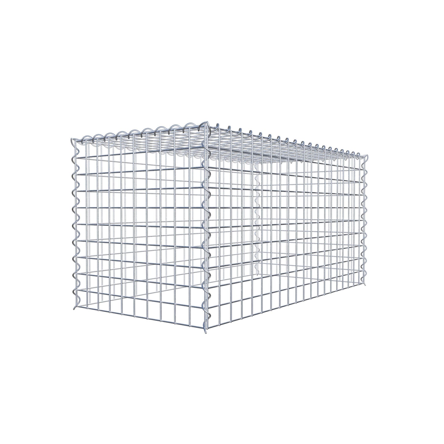 Påväxt gabion typ 3 100 cm x 50 cm x 50 cm (L x H x D), maskstorlek 5 cm x 5 cm, spiral