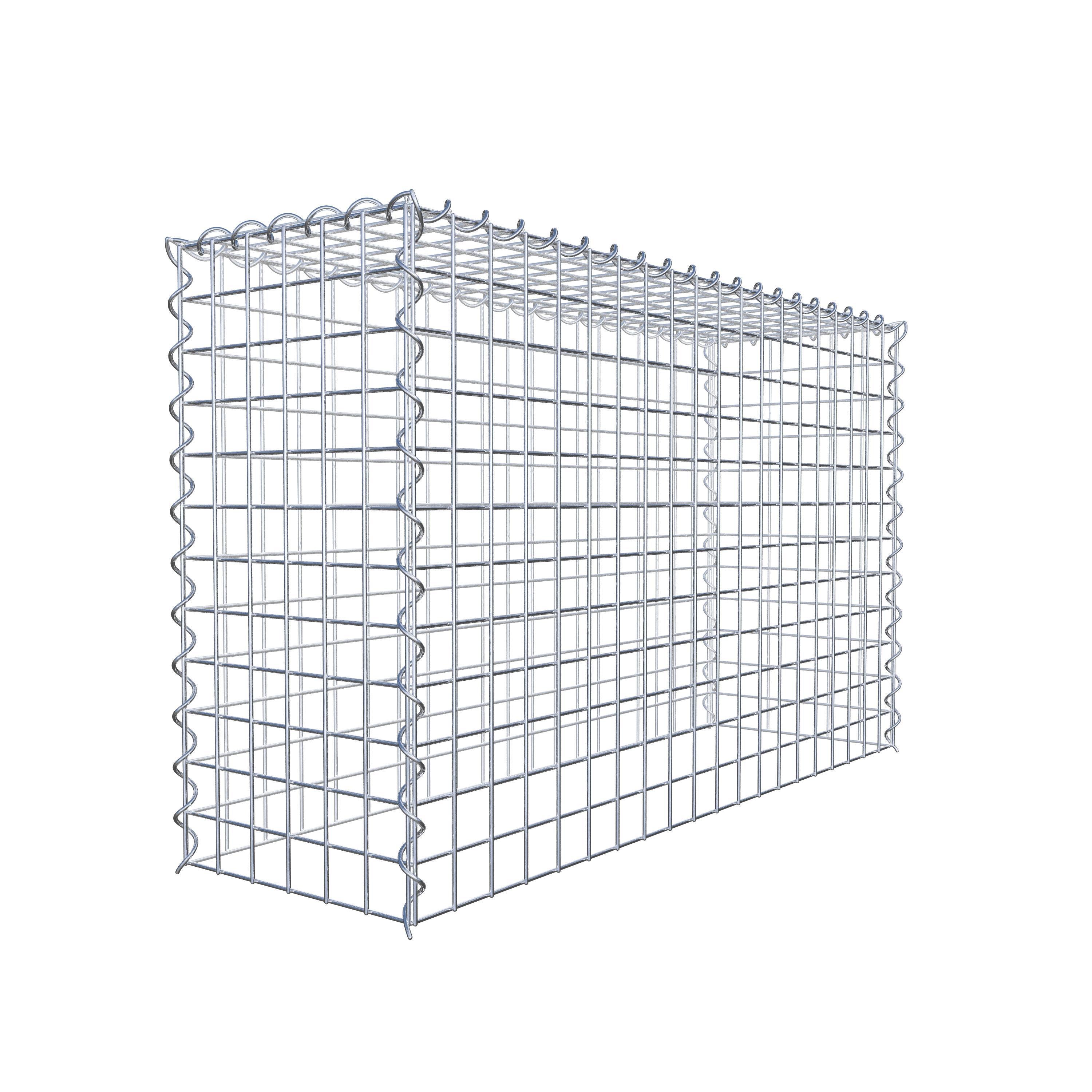 Anbaugabione Typ 3 100 cm x 60 cm x 30 cm (L x H x T), Maschenweite 5 cm x 5 cm, Spirale