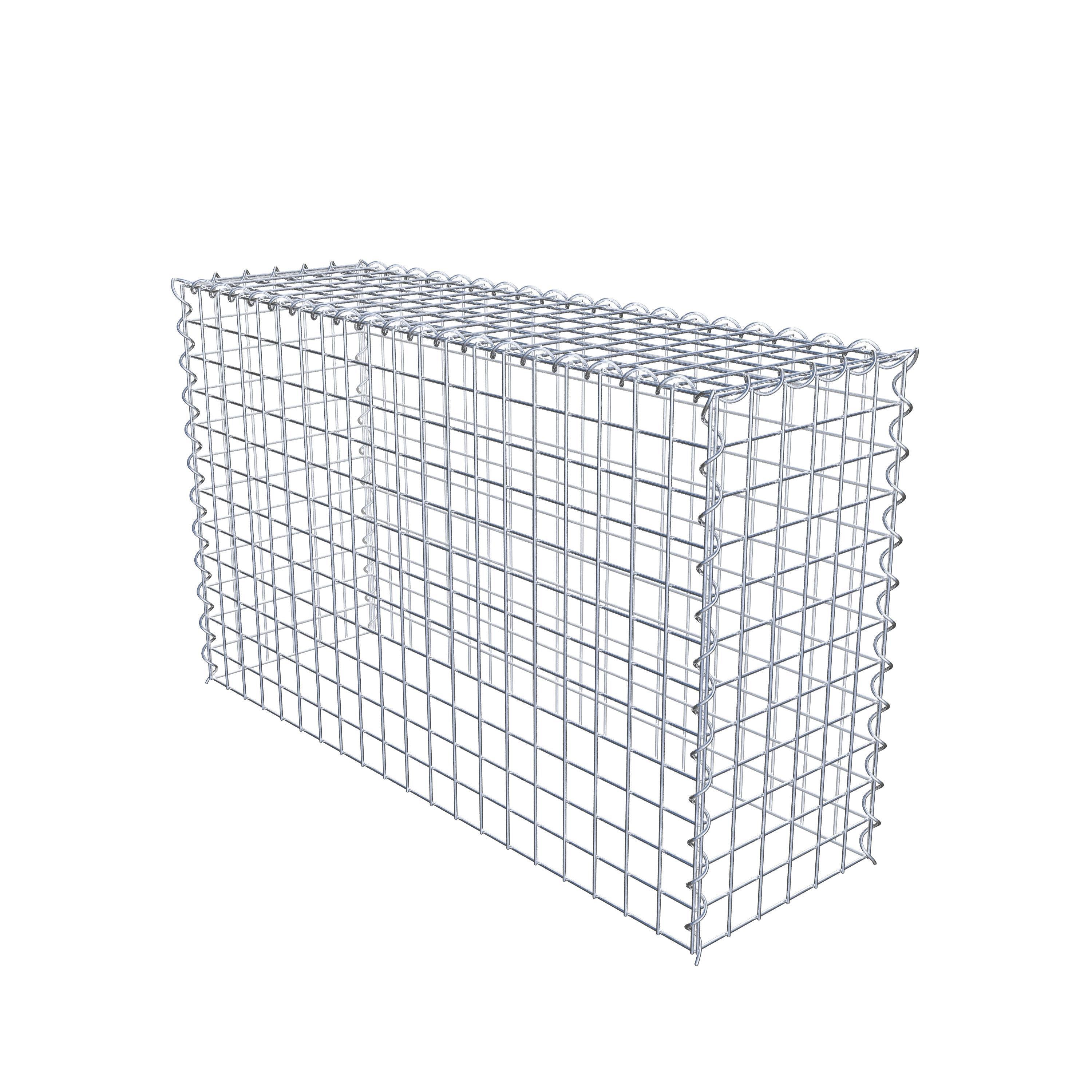 Grown-on gabion type 3 100 cm x 60 cm x 30 cm (L x H x D), mesh size 5 cm x 5 cm, spiral