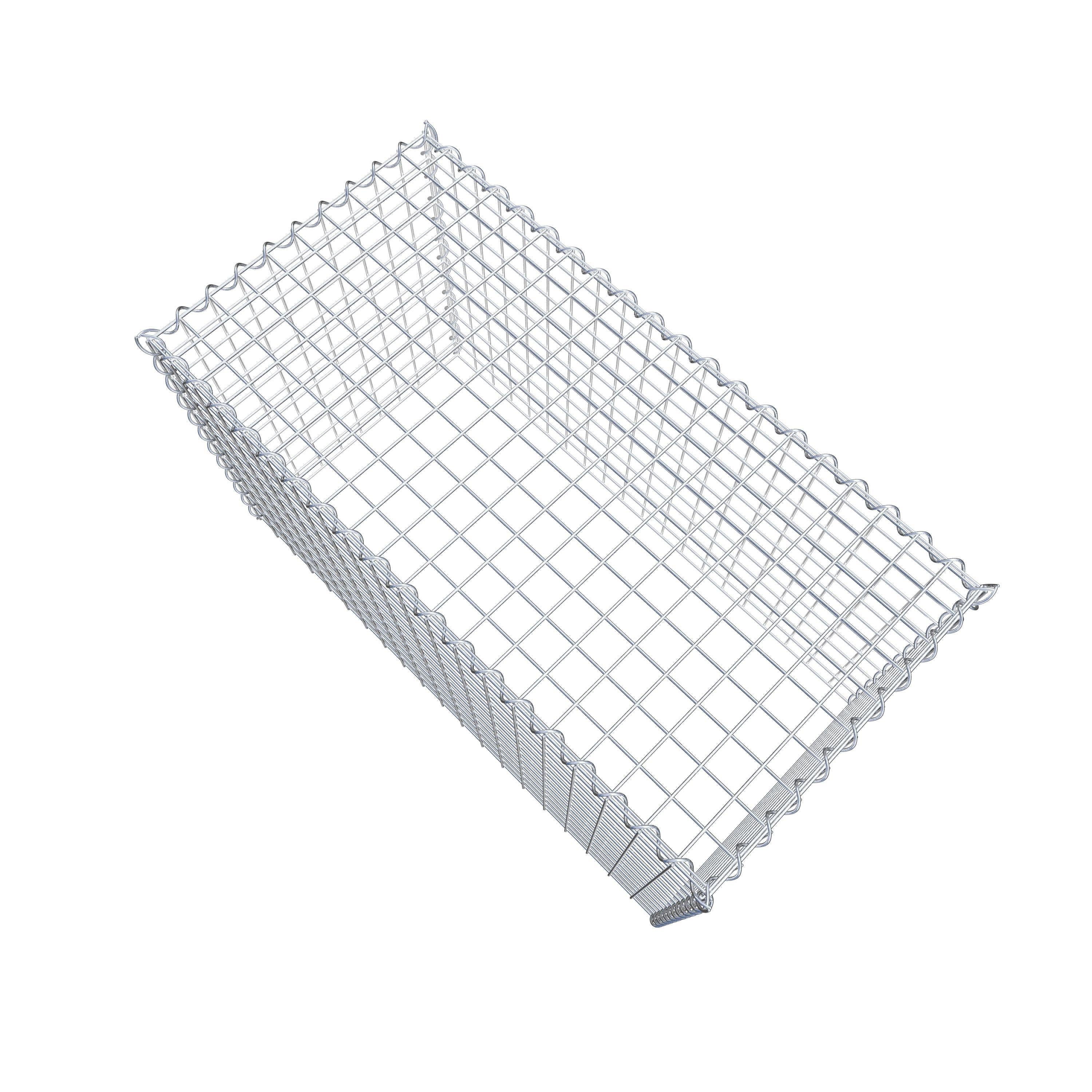 Grown-on gabion type 3 100 cm x 60 cm x 50 cm (L x H x D), mesh size 5 cm x 5 cm, spiral