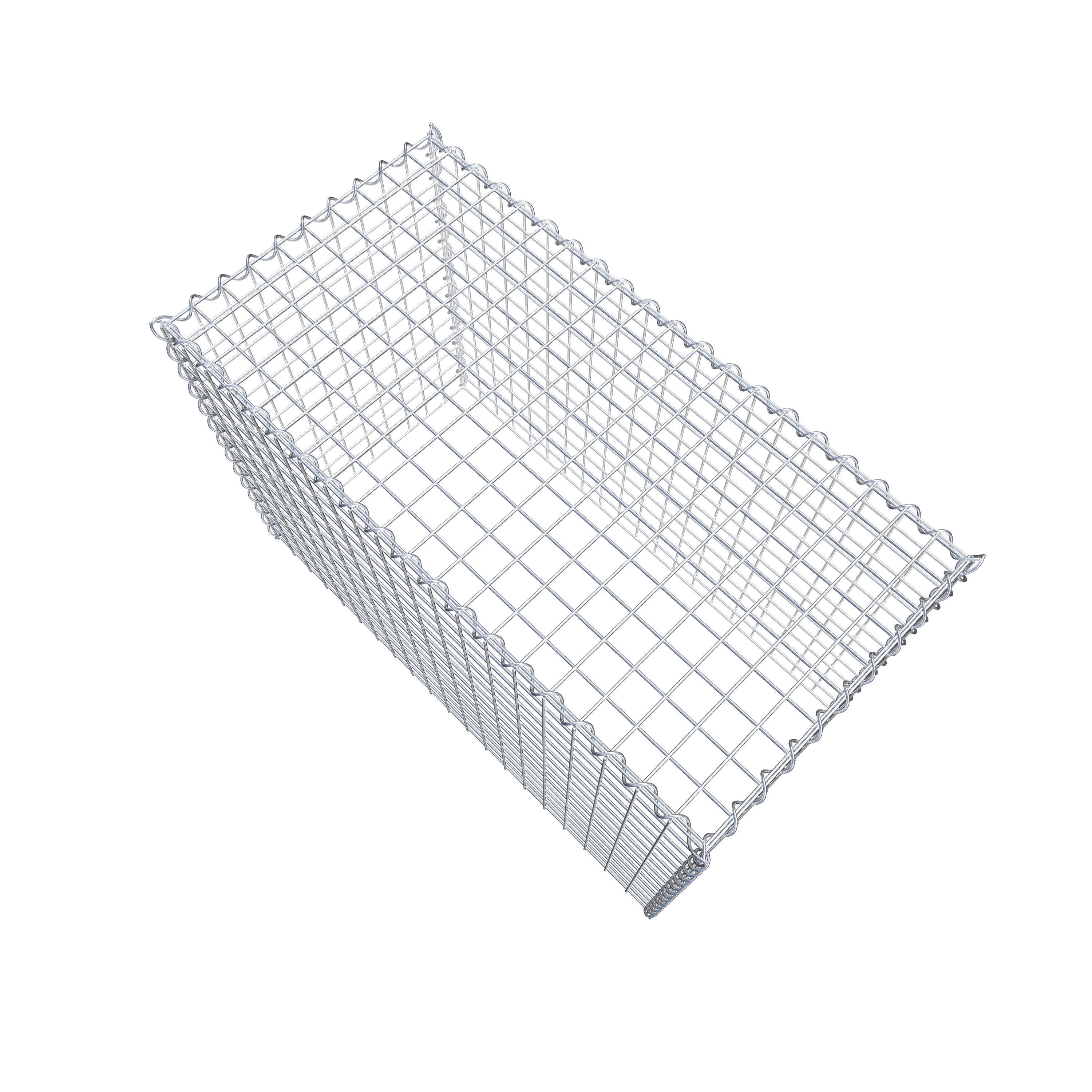 Grown-on gabion type 3 100 cm x 70 cm x 50 cm (L x H x D), mesh size 5 cm x 5 cm, spiral