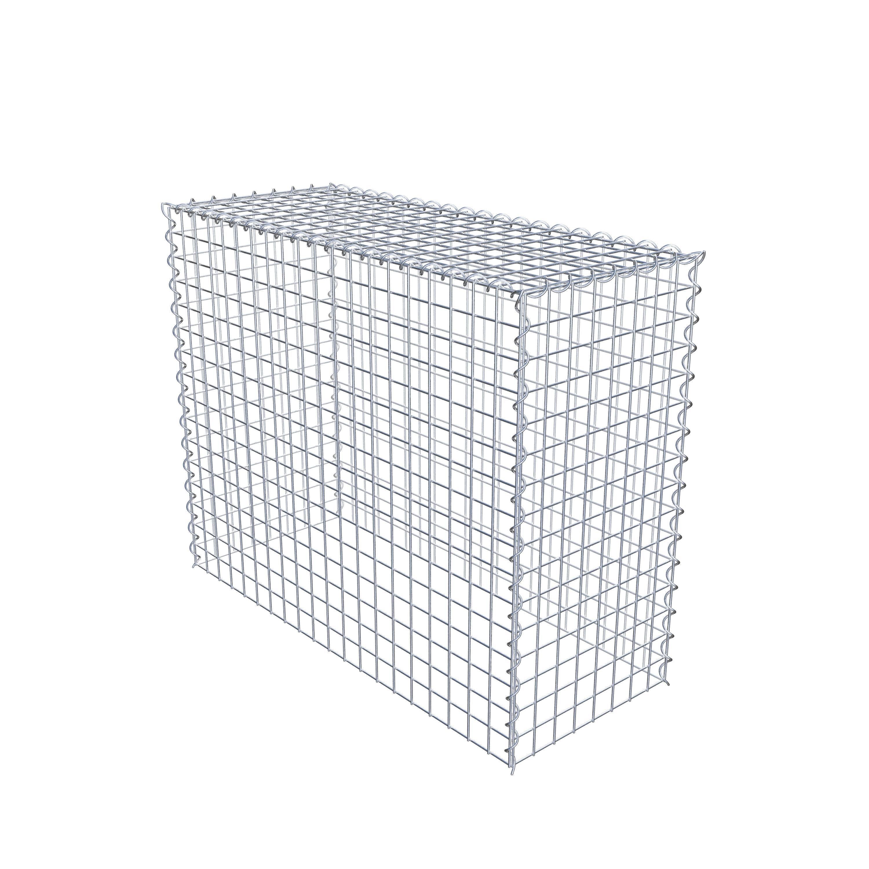 Grown-on gabion type 3 100 cm x 80 cm x 40 cm (L x H x D), mesh size 5 cm x 5 cm, spiral