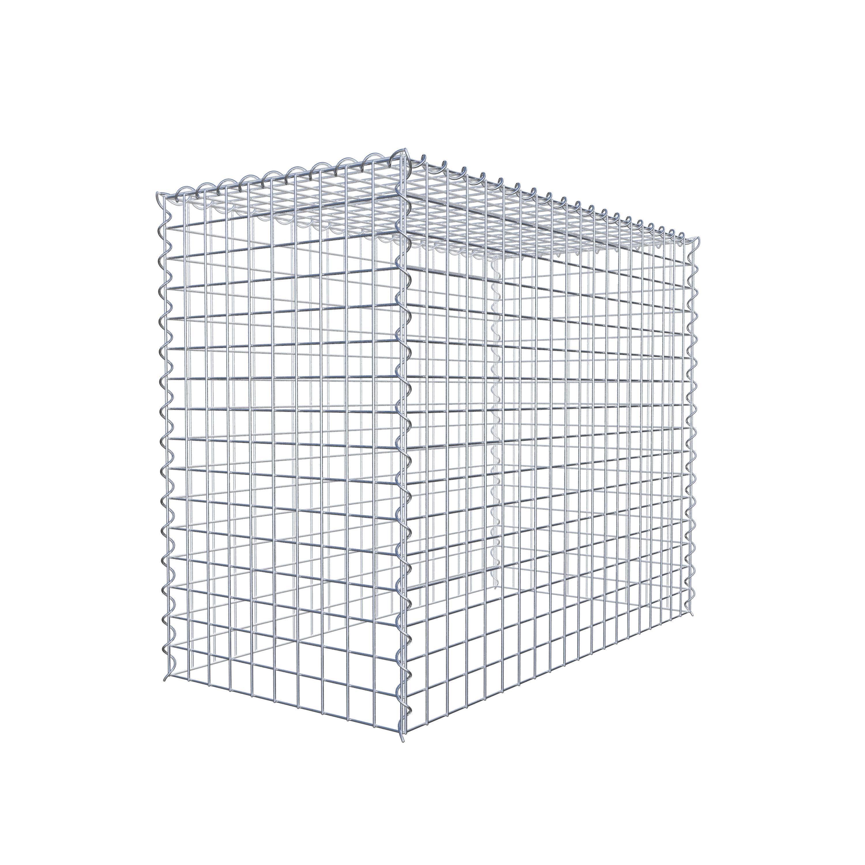 Grown-on gabion type 3 100 cm x 80 cm x 50 cm (L x H x D), mesh size 5 cm x 5 cm, spiral