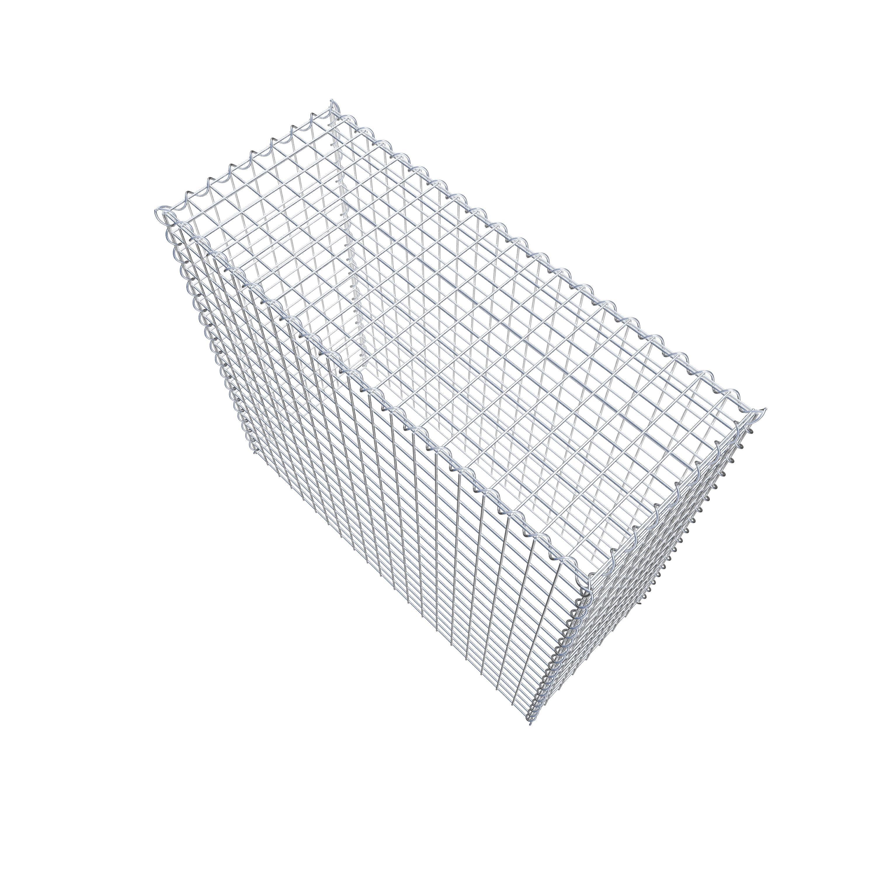 Add-on schanskorf type 3 100 cm x 90 cm x 40 cm (L x H x D), maaswijdte 5 cm x 5 cm, spiraalvormig