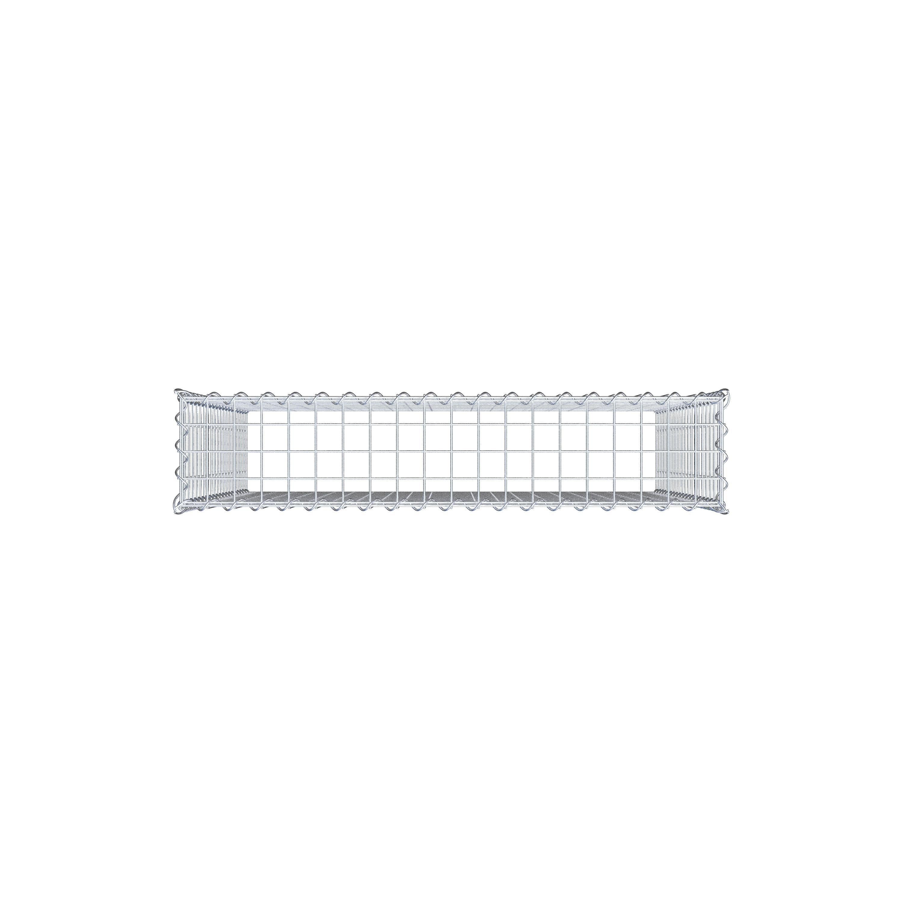 Anbaugabione Typ 3 100 cm x 100 cm x 20 cm (L x H x T), Maschenweite 5 cm x 5 cm, Spirale