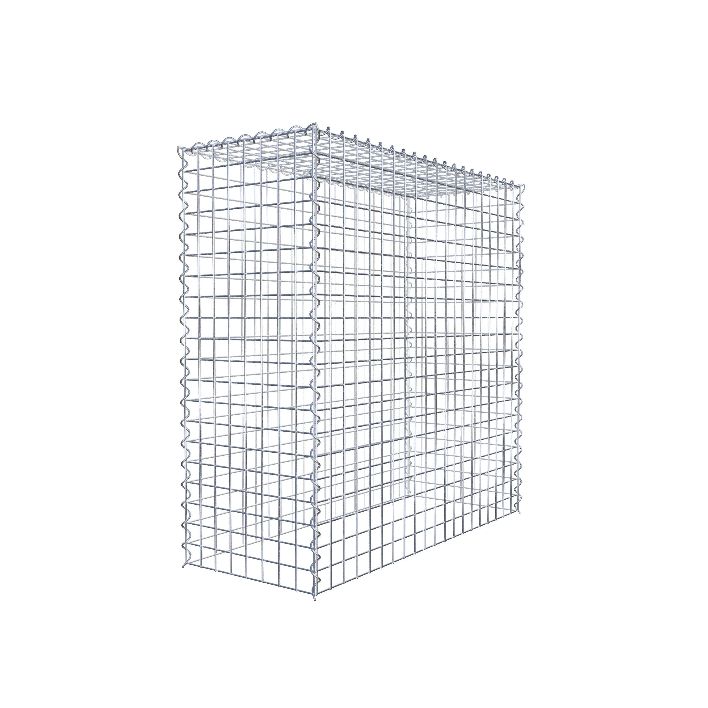 Grown-on gabion type 3 100 cm x 100 cm x 40 cm (L x H x D), mesh size 5 cm x 5 cm, spiral