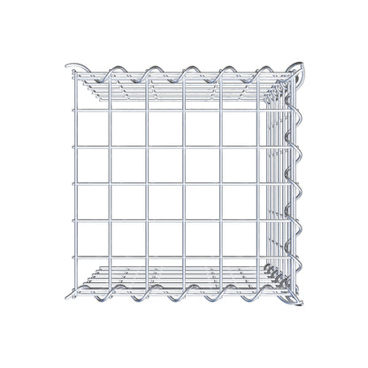 Gavión adulto tipo 4 30 cm x 30 cm x 30 cm (largo x alto x profundidad), tamaño de malla 5 cm x 5 cm, espiral