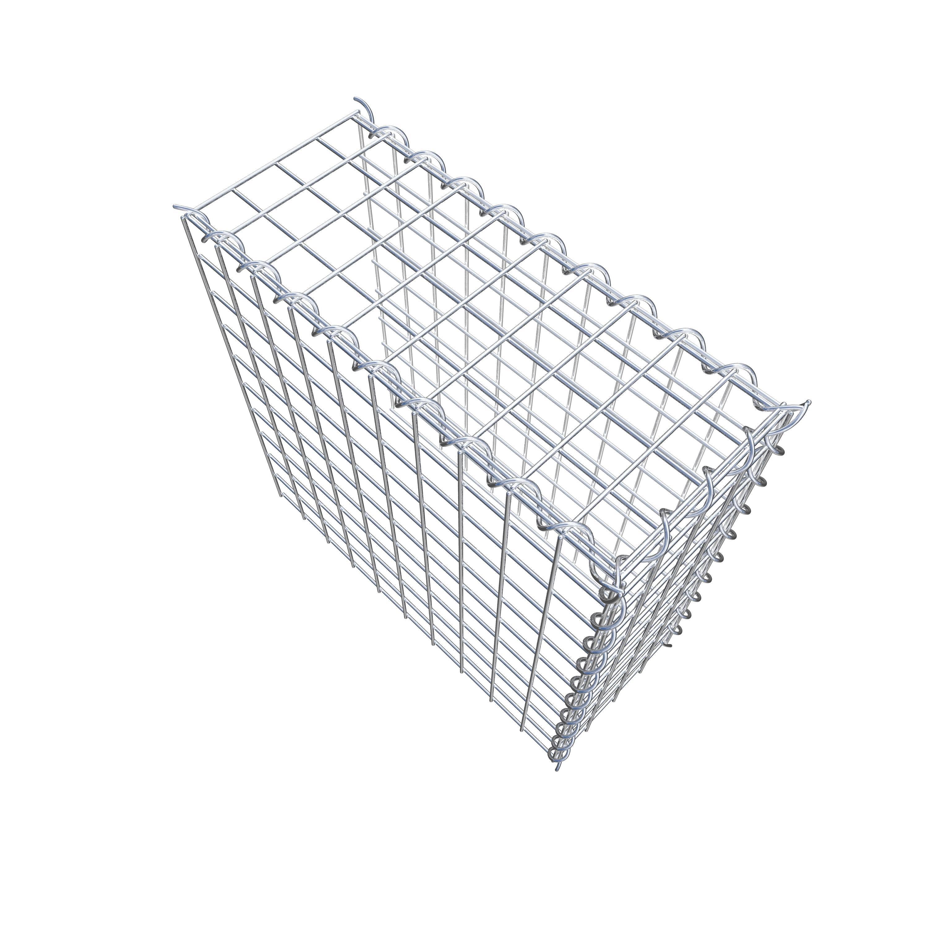 Grown-on gabion type 4 50 cm x 50 cm x 20 cm (L x H x D), mesh size 5 cm x 5 cm, spiral