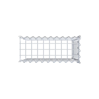Gavión adicional tipo 4 50 cm x 50 cm x 20 cm (L x A x P), malla 5 cm x 5 cm, en espiral