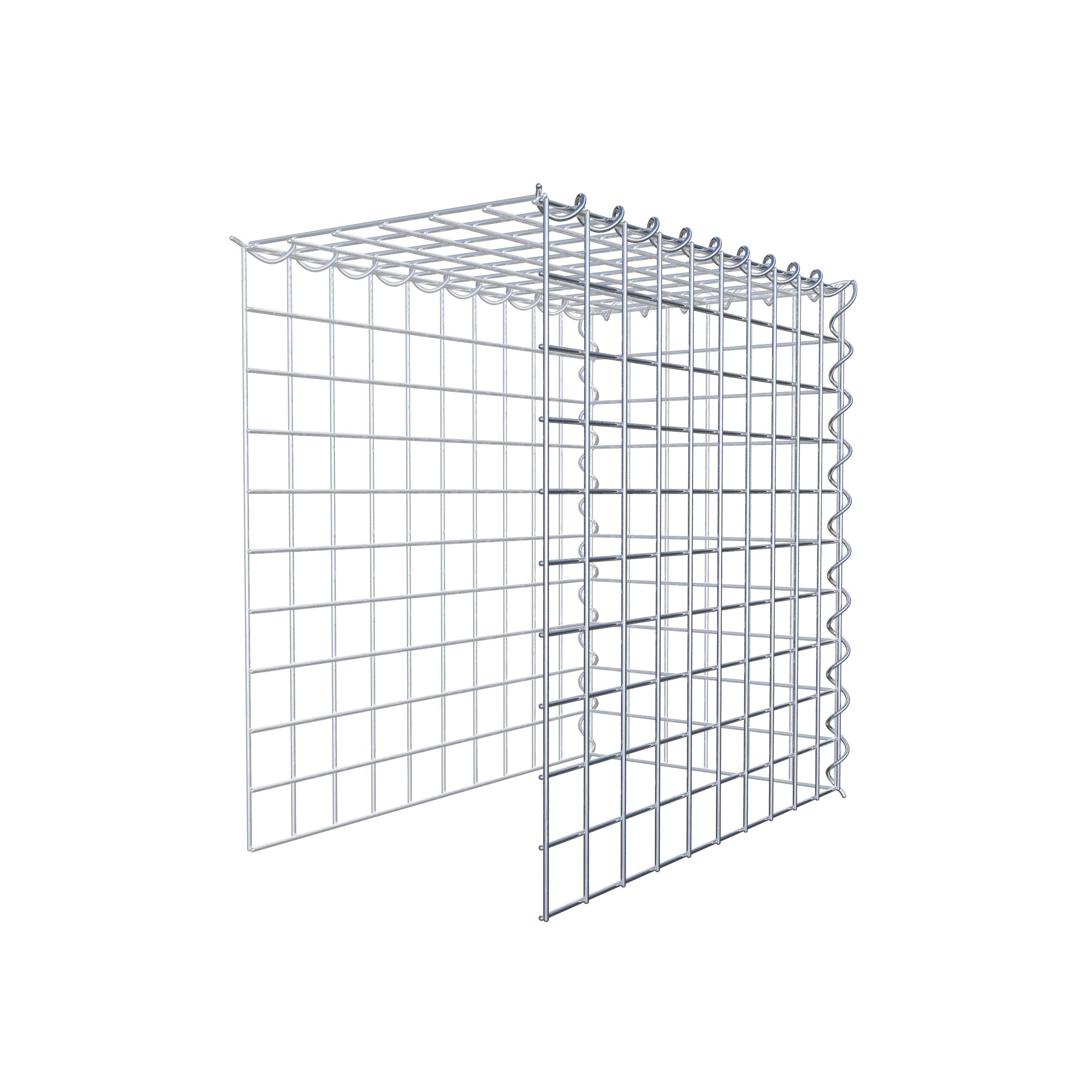 Grown-on gabion type 4 50 cm x 50 cm x 30 cm (L x H x D), mesh size 5 cm x 5 cm, spiral