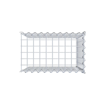 Gavión adicional tipo 4 50 cm x 50 cm x 30 cm (L x A x P), malla 5 cm x 5 cm, en espiral