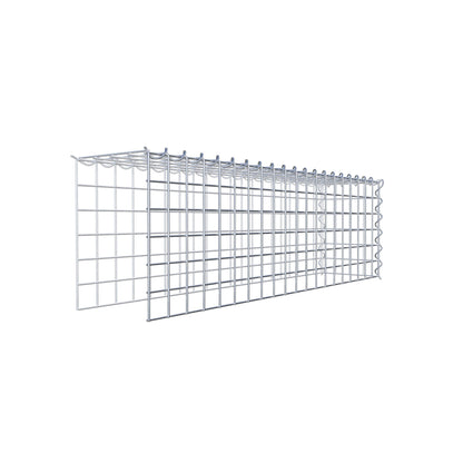 Grown-on gabion type 4 100 cm x 30 cm x 20 cm (L x H x D), mesh size 5 cm x 5 cm, spiral