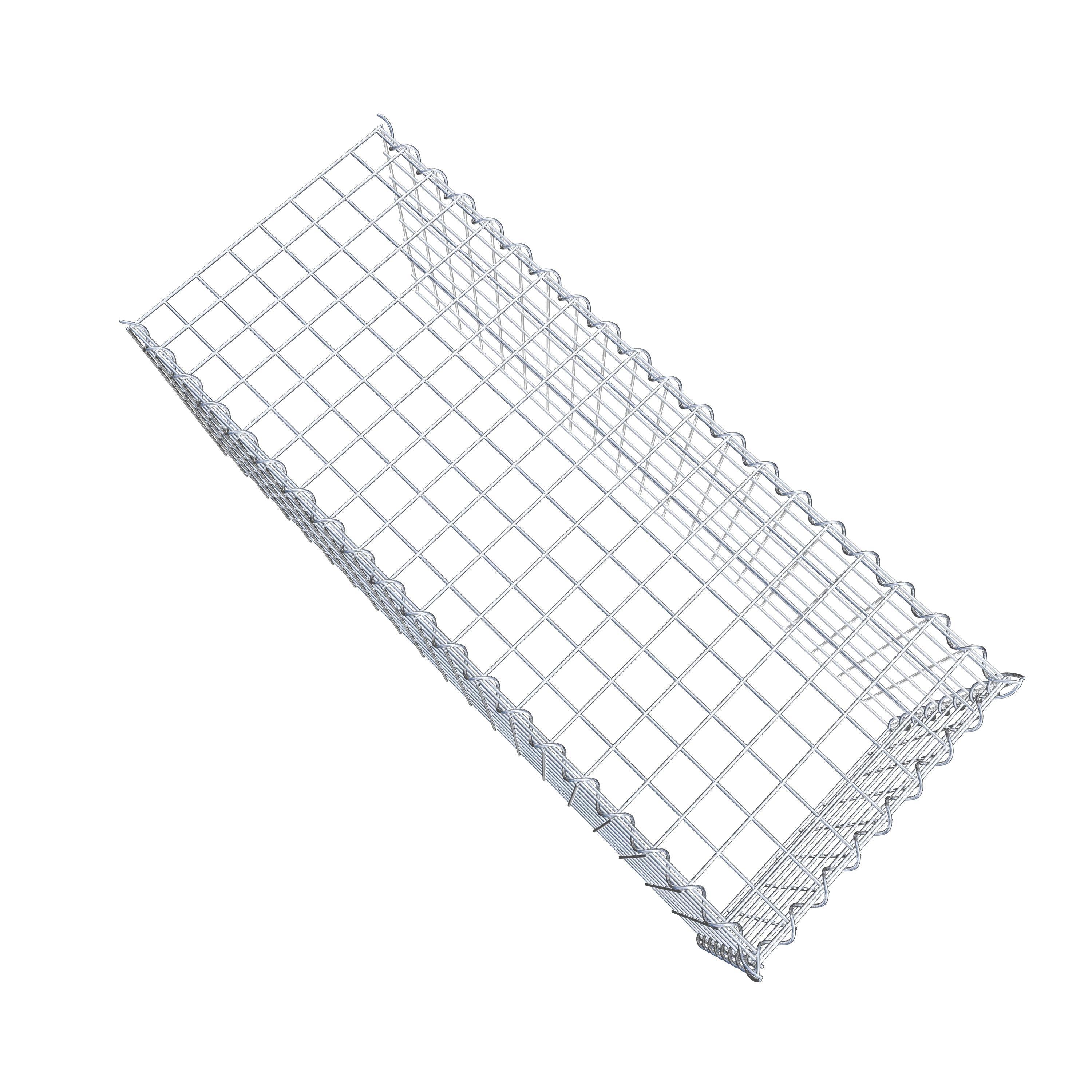 Extra gabion typ 4 100 cm x 40 cm x 40 cm (L x H x D), maskstorlek 5 cm x 5 cm, spiral