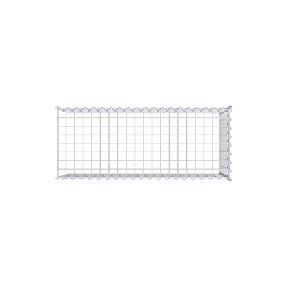 Grown-on gabion type 4 100 cm x 40 cm x 40 cm (L x H x D), mesh size 5 cm x 5 cm, spiral