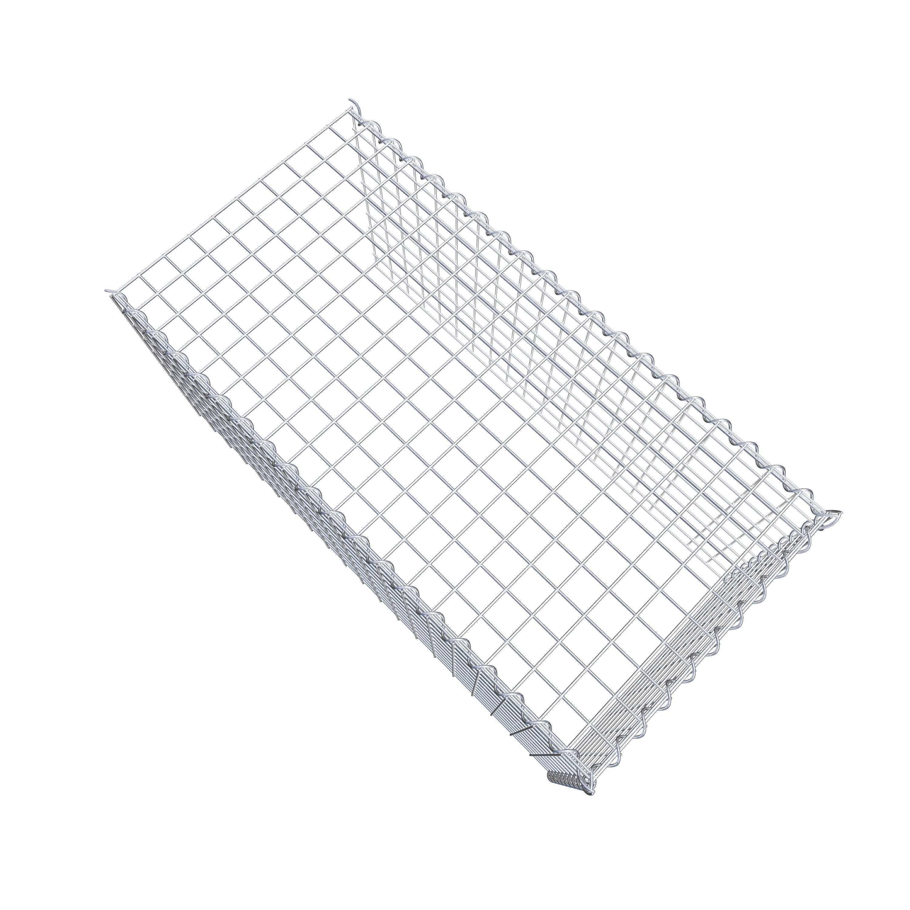 Grown-on gabion type 4 100 cm x 50 cm x 50 cm (L x H x D), mesh size 5 cm x 5 cm, spiral