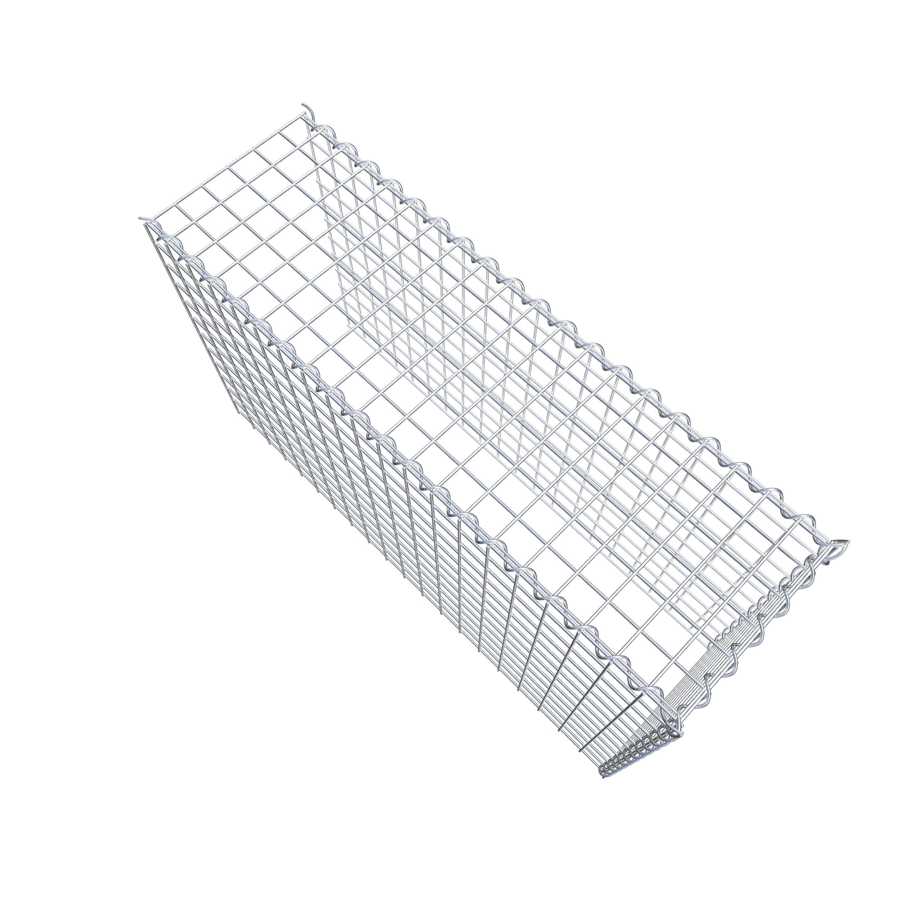 Påväxt gabion typ 4 100 cm x 60 cm x 30 cm (L x H x D), maskstorlek 5 cm x 5 cm, spiral