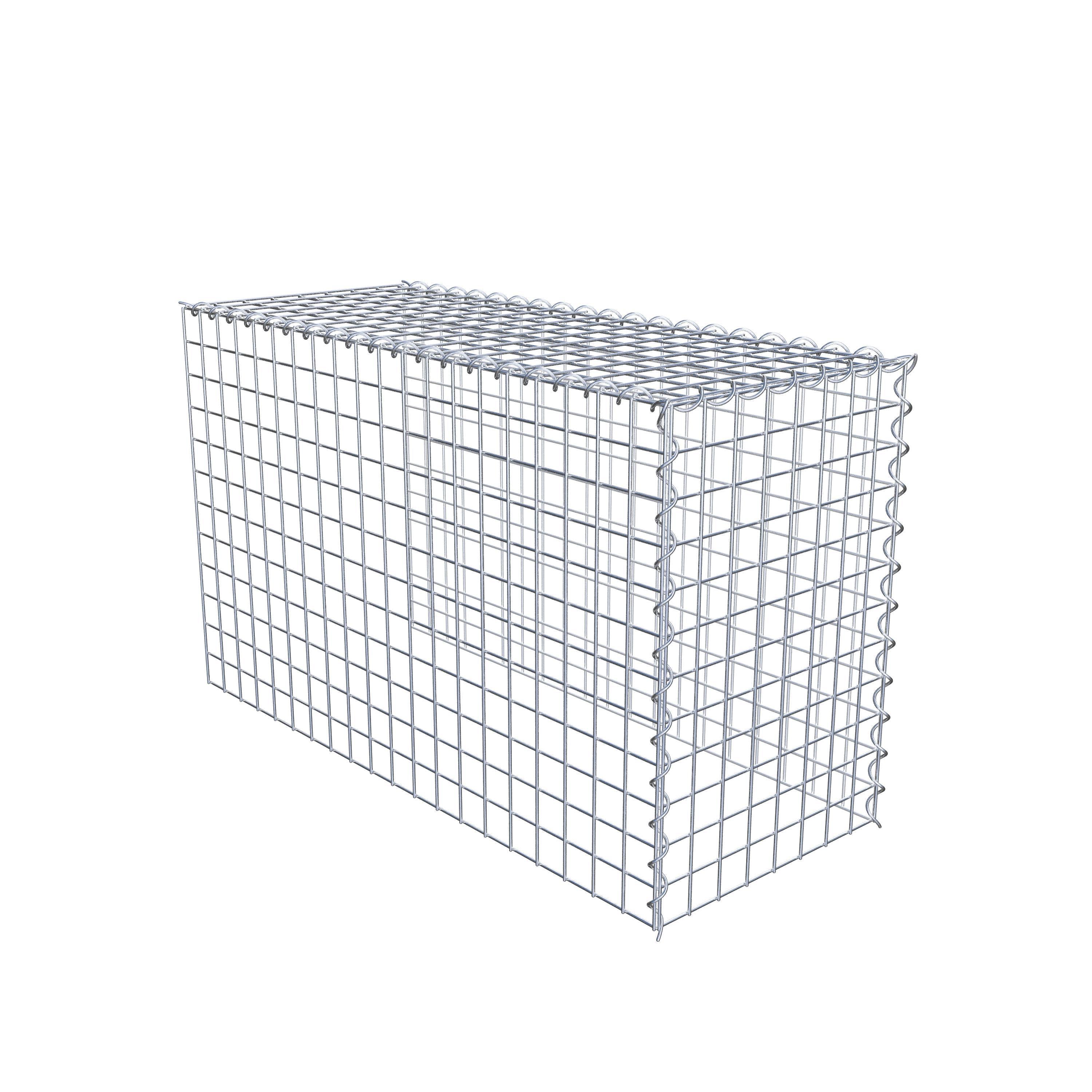 Grown-on gabion type 4 100 cm x 60 cm x 40 cm (L x H x D), mesh size 5 cm x 5 cm, spiral