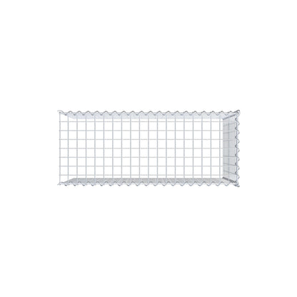 Grown-on gabion type 4 100 cm x 60 cm x 40 cm (L x H x D), mesh size 5 cm x 5 cm, spiral