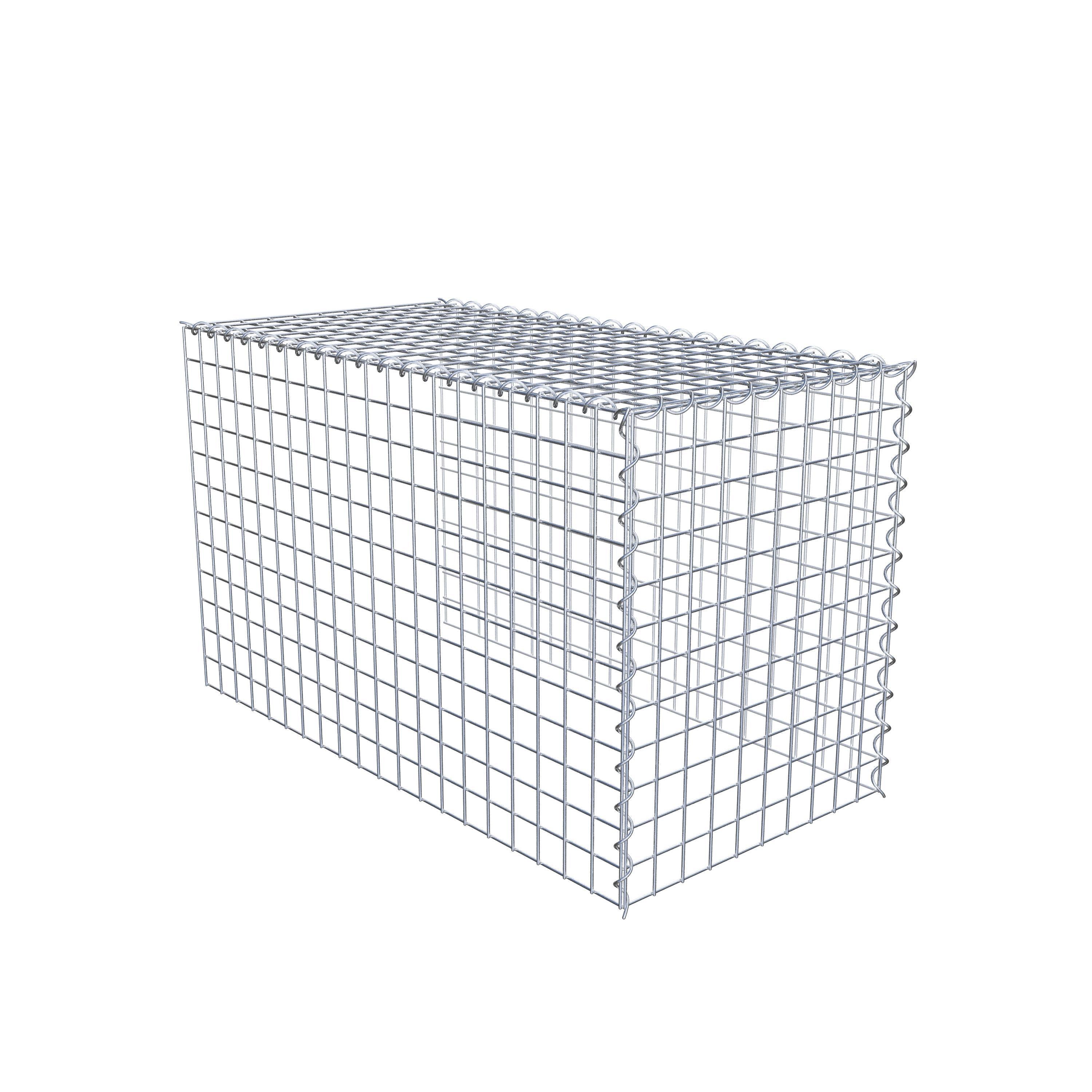 Grown-on gabion type 4 100 cm x 60 cm x 50 cm (L x H x D), mesh size 5 cm x 5 cm, spiral