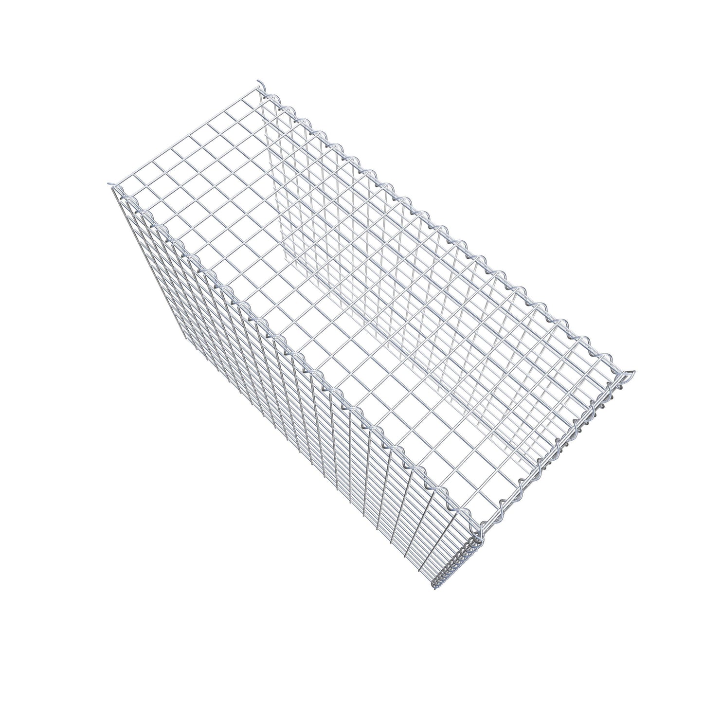 Extra gabion typ 4 100 cm x 70 cm x 40 cm (L x H x D), maskstorlek 5 cm x 5 cm, spiral