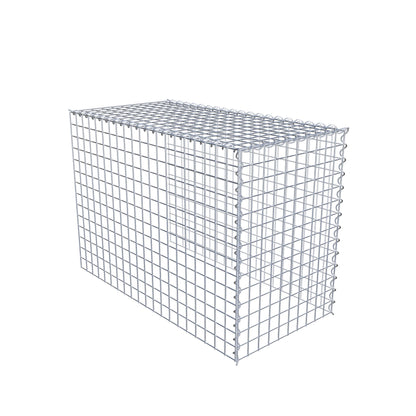 Grown-on gabion type 4 100 cm x 70 cm x 50 cm (L x H x D), mesh size 5 cm x 5 cm, spiral
