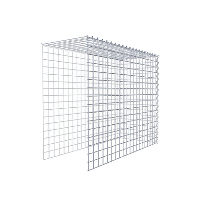 Extra gabion typ 4 100 cm x 80 cm x 40 cm (L x H x D), maskstorlek 5 cm x 5 cm, spiral