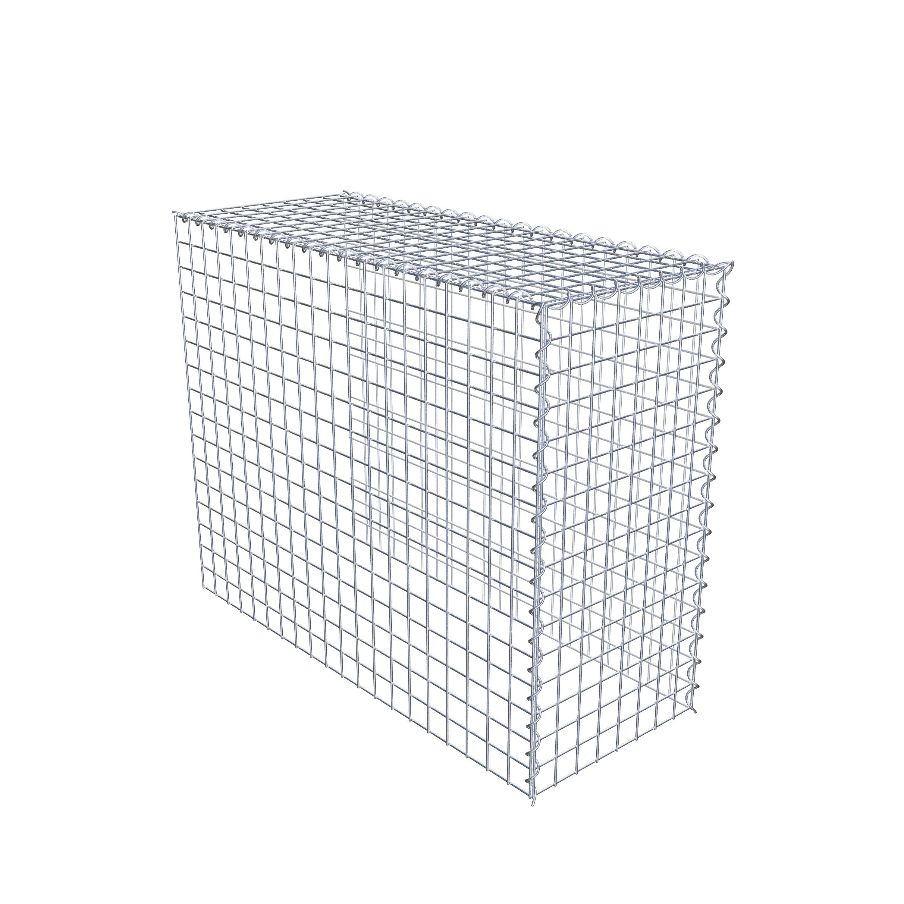 Extra gabion typ 4 100 cm x 80 cm x 40 cm (L x H x D), maskstorlek 5 cm x 5 cm, spiral