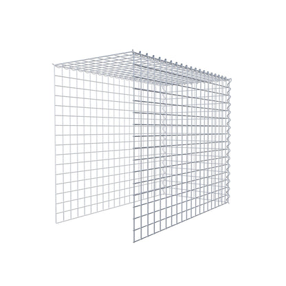 Anbaugabione Typ 4 100 cm x 80 cm x 50 cm (L x H x T), Maschenweite 5 cm x 5 cm, Spirale