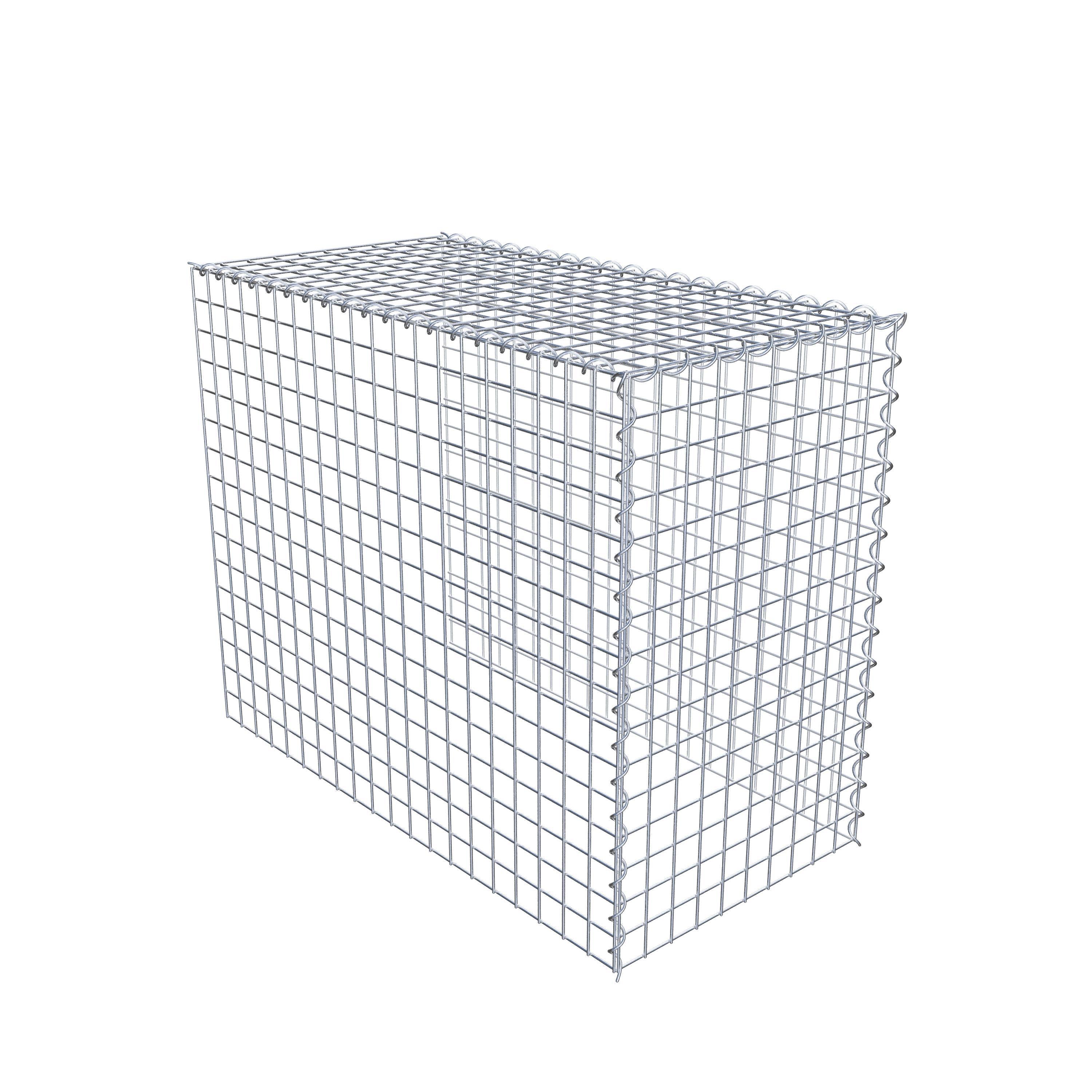 Grown-on gabion type 4 100 cm x 80 cm x 50 cm (L x H x D), mesh size 5 cm x 5 cm, spiral