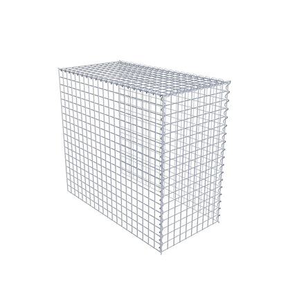 Gabbione aggiuntivo tipo 4 100 cm x 90 cm x 50 cm (L x H x P), dimensione maglia 5 cm x 5 cm, a spirale