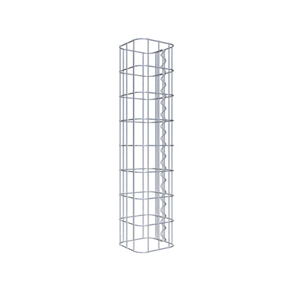 Gabion column square 17 cm x 17 cm, 80 cm height, MW 5 cm x 10 cm