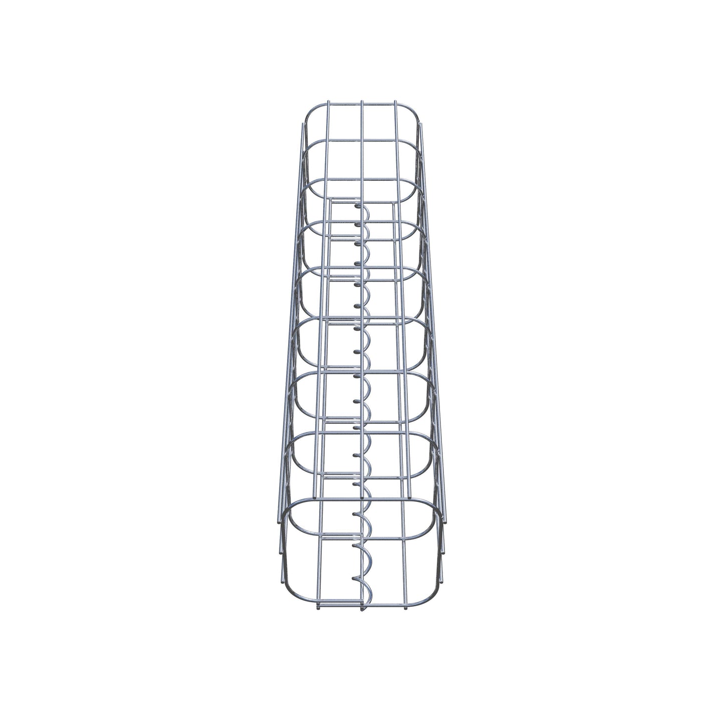 Gabion column square 17 cm x 17 cm, 80 cm height, MW 5 cm x 10 cm