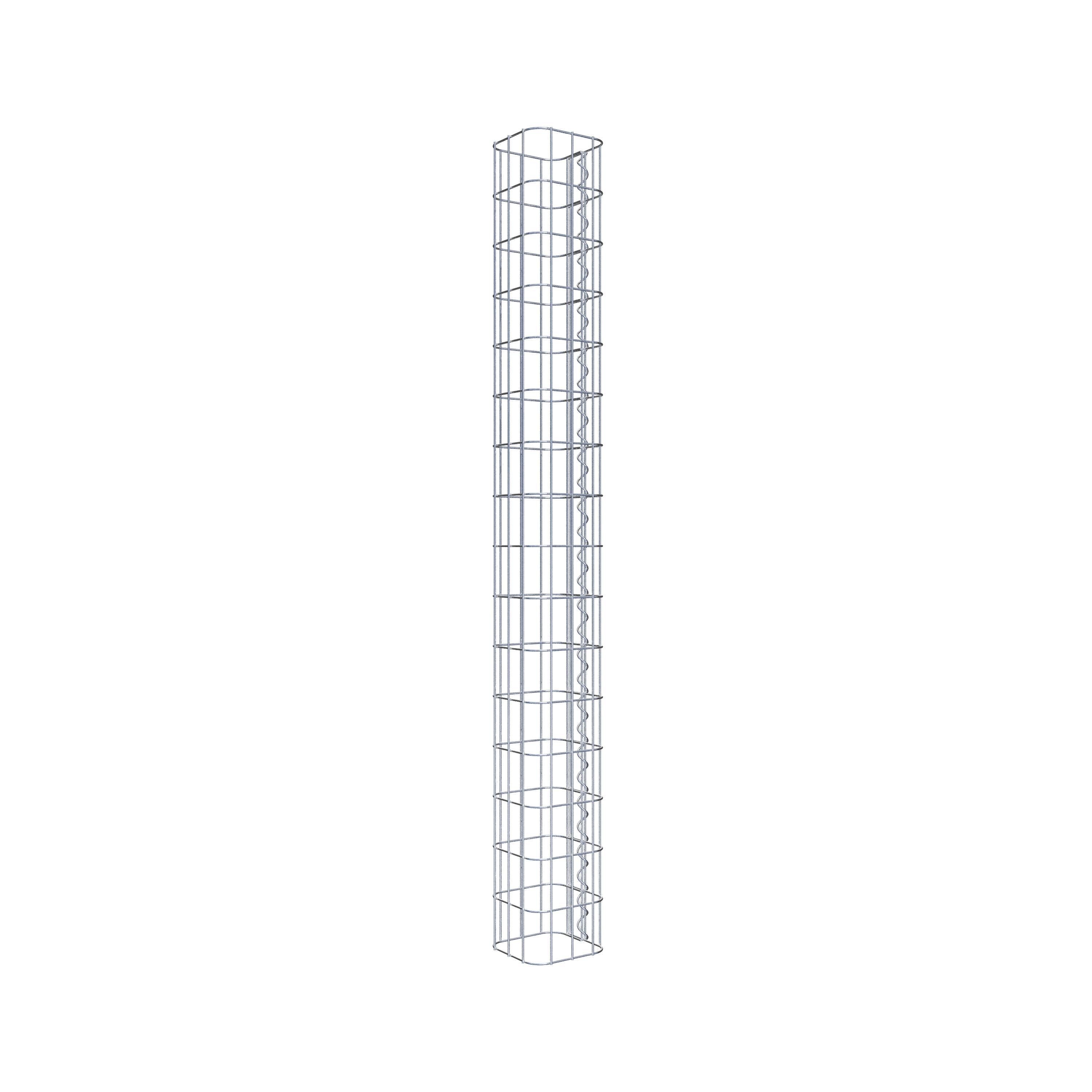 Gabion column square 17 cm x 17 cm, 160 cm height, MW 5 cm x 10 cm