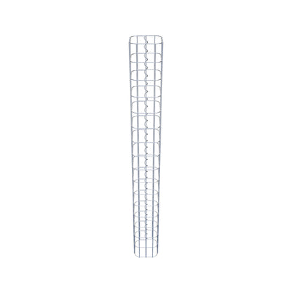 Gabionpelare fyrkant 17 cm x 17 cm, 160 cm hög, MW 5 cm x 10 cm