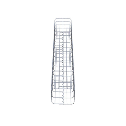 Gabion column square 27 cm x 27 cm, 160 cm height, MW 5 cm x 10 cm