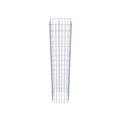 Gabion column square 32 cm x 32 cm, 160 cm height, MW 5 cm x 10 cm